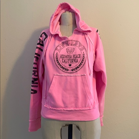 Tops - Hermosa Beach Crop Hoodie